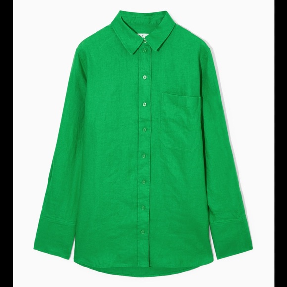 COS 100% Linen button down top - Picture 5 of 5